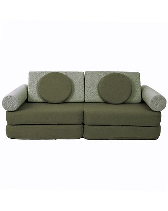 Sofa modułowa Montessori dla dzieci Zielona, Playlo