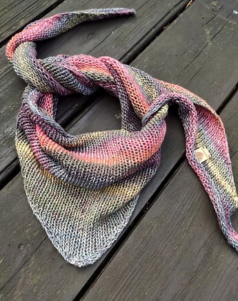 Akwarelki / chustka, agat handmade