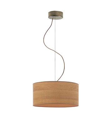 Drewniana lampa wisząca do salonu HAJFA ECO fi - 30 cm, LYSNE