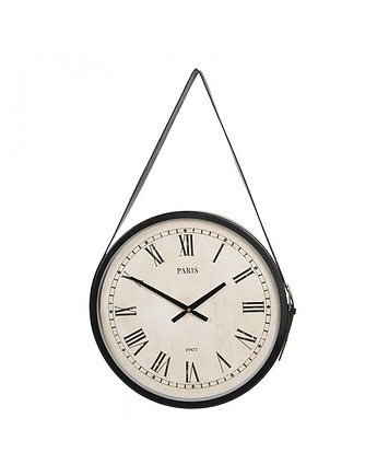 Zegar Wiszący na Pasku Paris 42 cm, OSOBY - Prezent dla dwojga