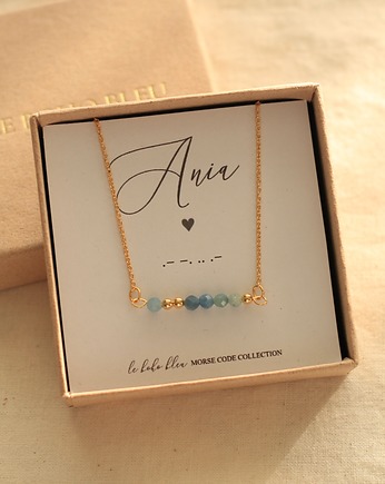 Dowolne Słowo - Alfabet Morse'a - Akwamaryn - Marzec, Le Boho Bleu