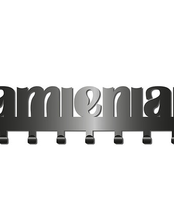 Nowoczesny Wieszak Z Kolekcji Simple Napis Kamieniara, K&M Design