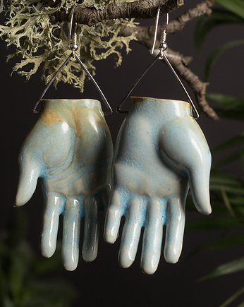 Kolczyki ceramiczne MANUS | Frida Kahlo, Studio Bańka