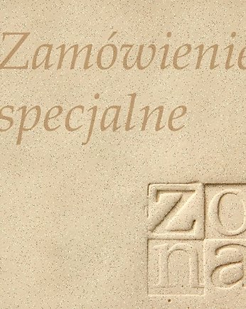 ZAMÓWIENIE SPECJALNE - numer domu 89A w zieleni butelkowej, pracowniazona