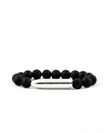 Better Wear Than Use - Onyx Bracelet (silver), Unikke Design