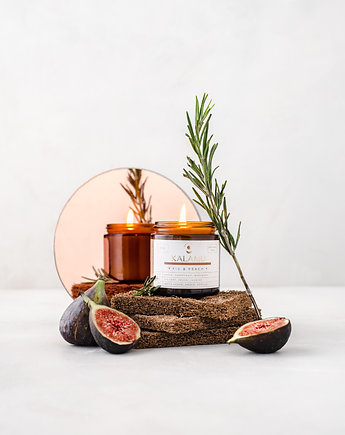 Fig&Peach NO.6 świeca sojowa 120 ml, kalamu