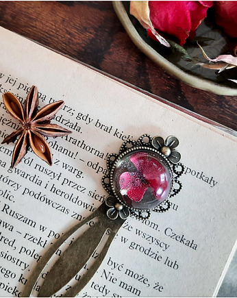 Zakładka z kwiatami, Figa handmade accessories