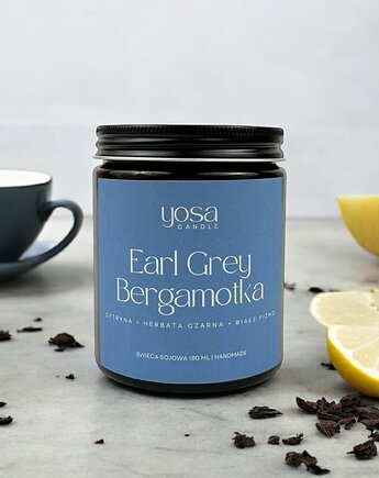 Świeca Sojowa Earl Grey Bergamotka, Yosa Candle