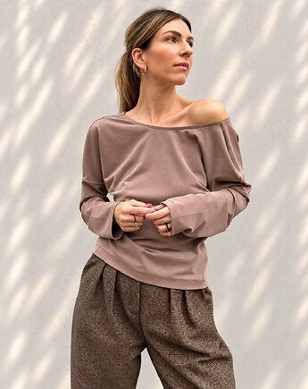 Midnight Sky Latte / dwustronny longsleeve, Bohemian Soul atelier by M.
