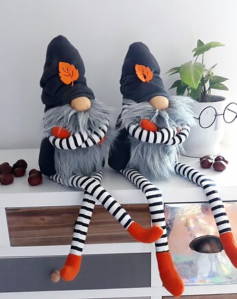 SKRZAT krasnal jesienny JESIENNA dekoracja, Atelier Liliputki