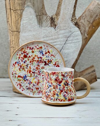 Zestaw śniadaniowy łąka kwietna, GOceramika