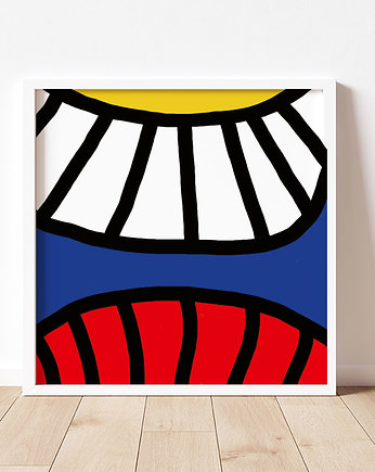 Kolorowy plakat abstrakcyjny na ścianę, Dekorando