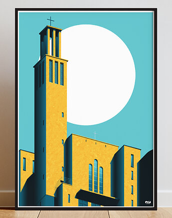 Plakat Kościół Garnizonowy, OKO MI SKOKO
