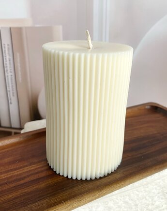 Świeca sojowa dekoracyjna walec "Geometric" 84x70mm, Coccola JEWELLERY