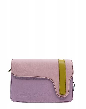 Torebka listonoszka damska skórzana regulowany odpinany pasek eko OLIVKA, Olivka Warsaw