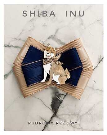Kolekcja Pop Art Dog  Shiba Inu  1 szt, Pudrowy Różowy