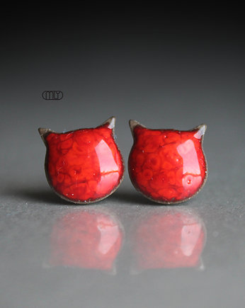 Kolczyki ceramiczne Kotki, Magda Łysiak