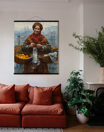 Duży obraz na płótnie - Pomarańczarka - Aleksander Gierymski, Dekoracje PATKA Patrycja Kita