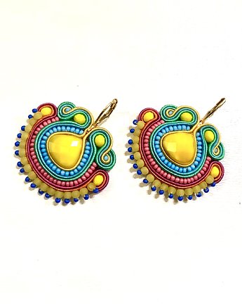 Sutaszowe kolczyki SALVADOR, Sylwia Żak