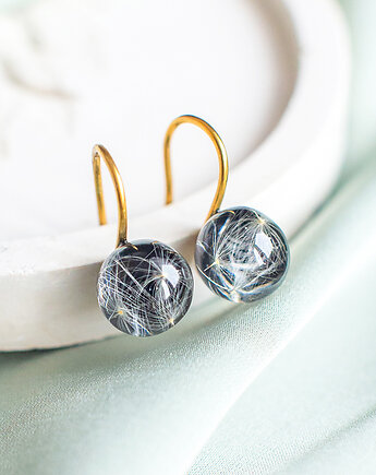 Kolczyki z rzęsek dmuchawca, nature gift