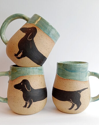 Kubek z długim jamnikiem, Dobrocie ceramika