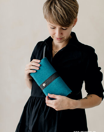 Marmollada - torebka filcowa mała TURKUS + c, marmollada