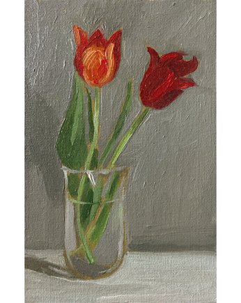 Tulipany - obraz olejny, Malu Studio