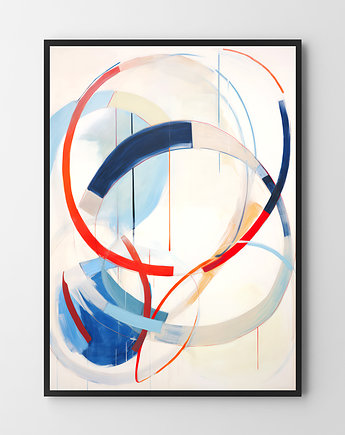 Plakat Abstrakcja Elipsa, HOG STUDIO