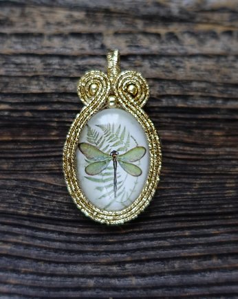 Wisiorek z ważką, Mró Soutache