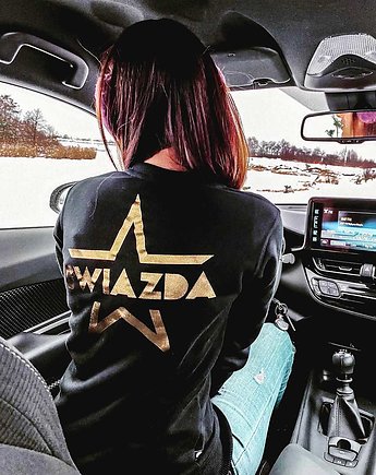 Czarna bluza z kapturem damska oversize Good Girl Gone Bad, ŁAP NAS