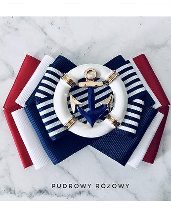 Brosza Marynarska MARINE  NOWOŚĆ!, Pudrowy Różowy