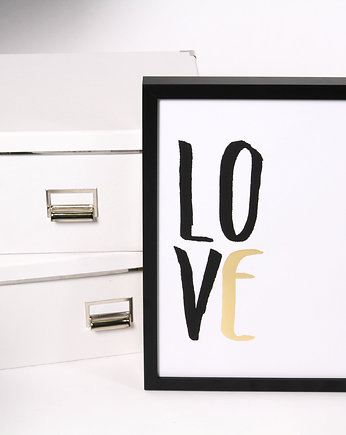 LOVE Gold Editon // Grafika // 30x40cm, MM House Design