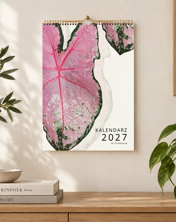 Kalendarz 2027 ścienny BOTANICAL A4 na spirali, Planerum