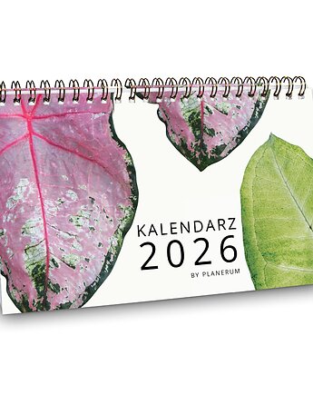 Kalendarz biurkowy 2026 BOTANICAL na biurko wolnostojący, Planerum
