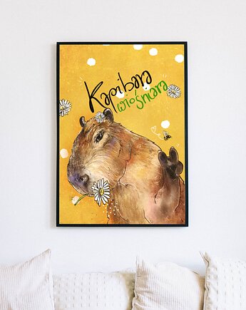 Plakat - Kapibara, ciaastki