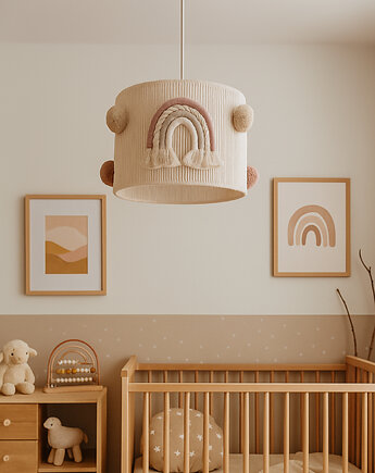 Lampa wisząca ,,beige and pink, Boholine