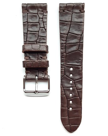 Pasek do zegarka  rozm: 22 mm braz krokodyl, Lamato