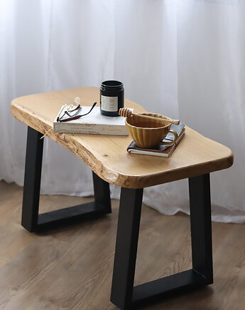 Stolik kawowy live edge loft mini, Ohwood manufaktura
