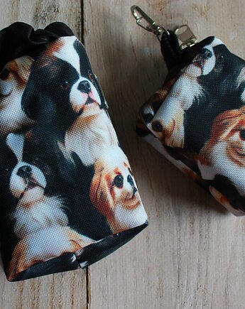 Zestaw saszetka na smaczki i woreczki  # chin, Furmanki Szyją