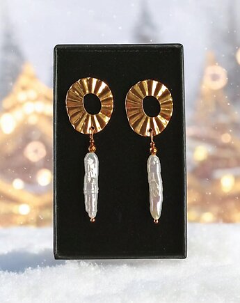 Długie perły : kolczyki : wyjątkowy prezent PREMIUM : IV, kaktusia