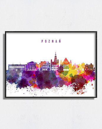 Plakat Poznań  Akwarela, Pas De LArt