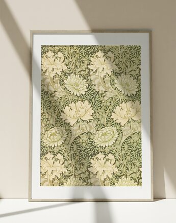Plakat Vintage Obraz Grafika Flower Pattern, Storelia