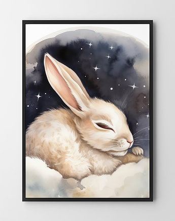 Zajączek  - plakat dziecięcy, HOG STUDIO