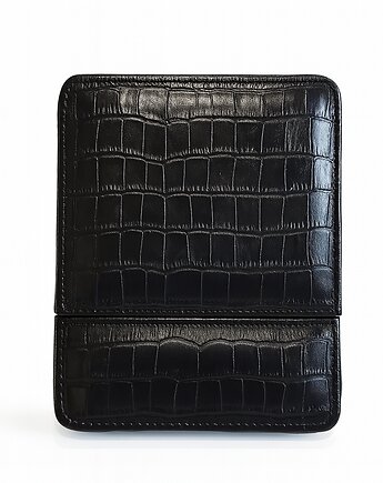 Etui na 6 piór lub  długopisów czarne, Lamato