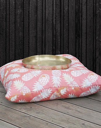 Kolorowa poduszka pufa ogrodowa na podłogę, PANAPUFA