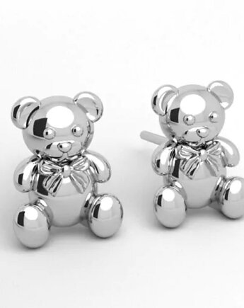 Kolczyki TEDDIES -srebro 925, ISSI Jewelry