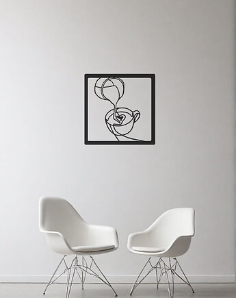 Metalowy obraz Kawa II, Vavum Furniture