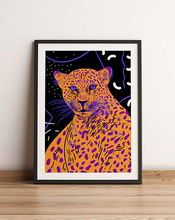 Plakat Jaguar, Natka Wieczorek ilustracje