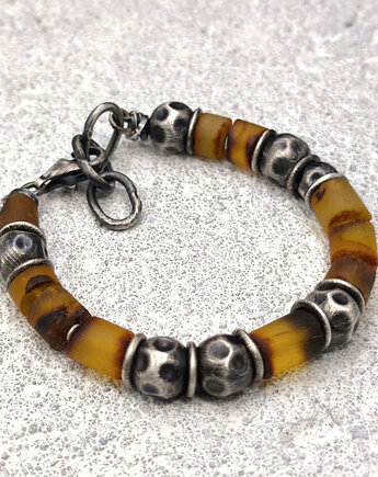 Bursztyny - bransoleta męska, Zofia Gladysz