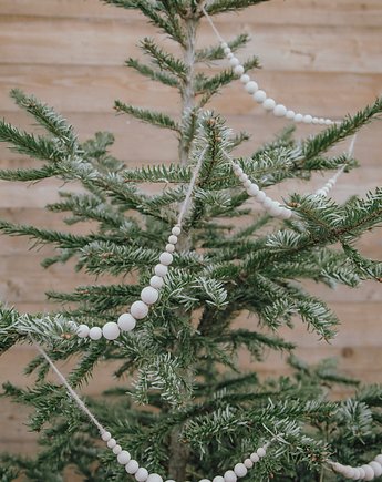 Łańcuch na choinkę z korali / 4.2m / DOSTĘPNY od ręki, manufaktura_wadoshka